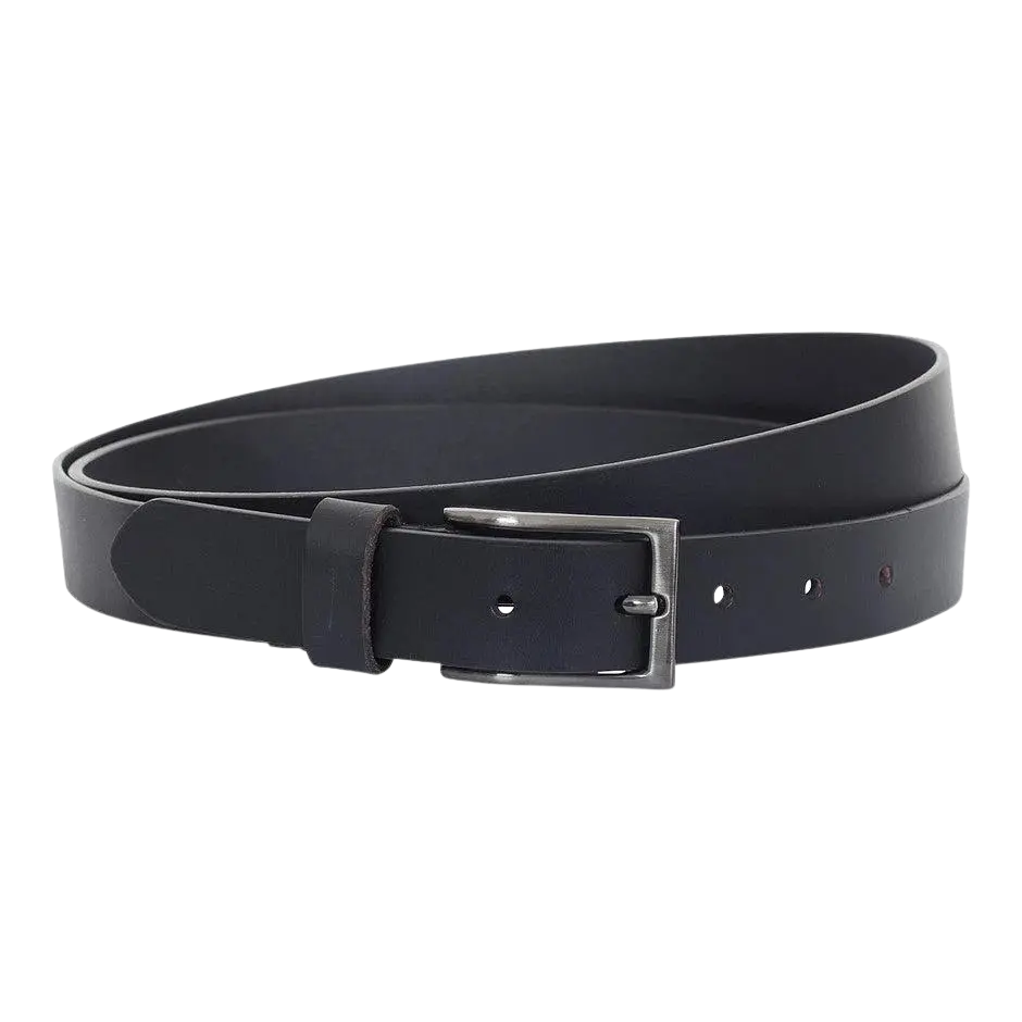 Oxford Leathercraft Charles Smith 30mm Leather Belt In Black (46-60) 