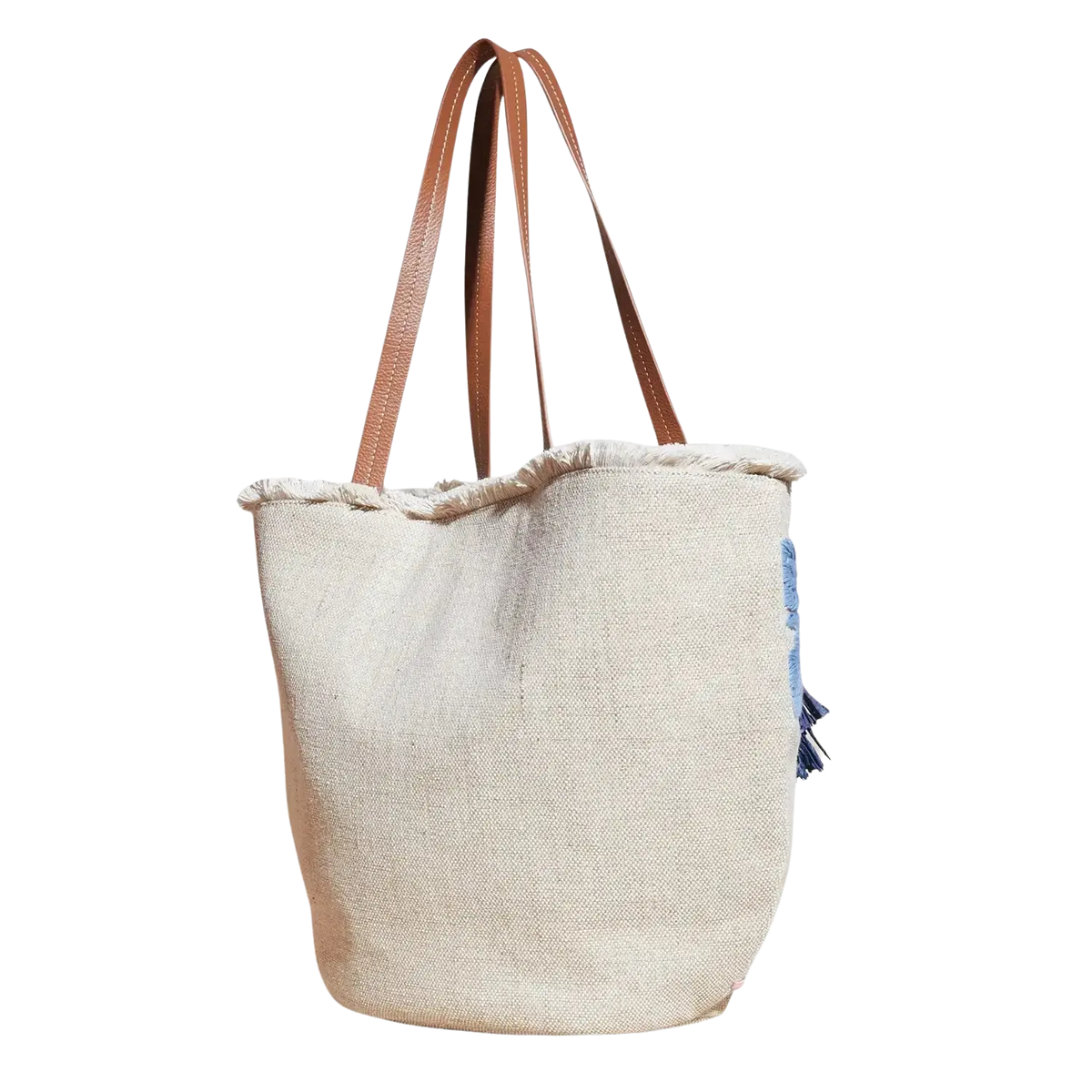 White Stuff Esther Leaf Embroidered Tote Bag | Coes