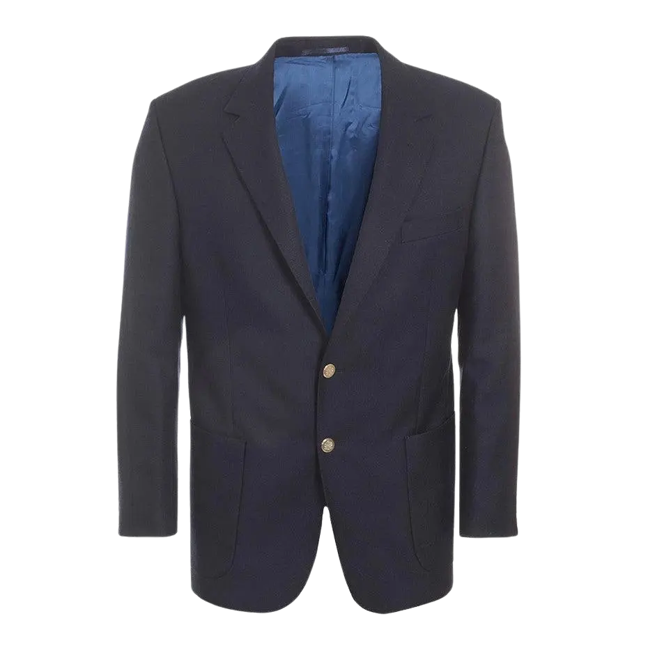 Brook Taverner Oxford Classic Fit Blazer For Men In Navy Coes