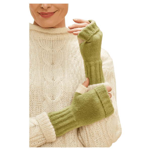 Powder Cassia Wrist Warmers