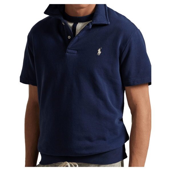 Polo Ralph Lauren Short Sleeve Loopback Fleece Polo Sweatshirt