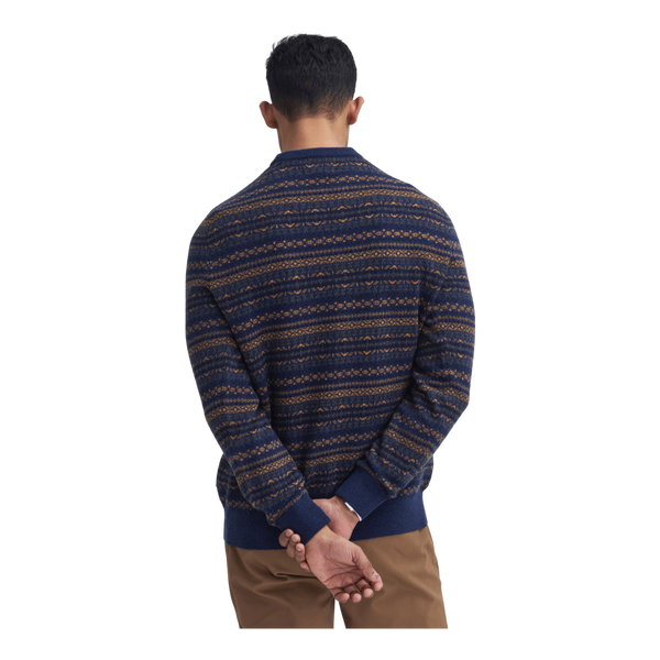 Barbour Orkney Fair Isle Crew Neck Sweater