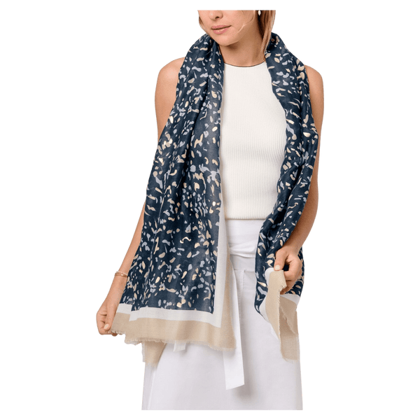 Katie Loxton Printed Foil Scarf Terrazzo Print