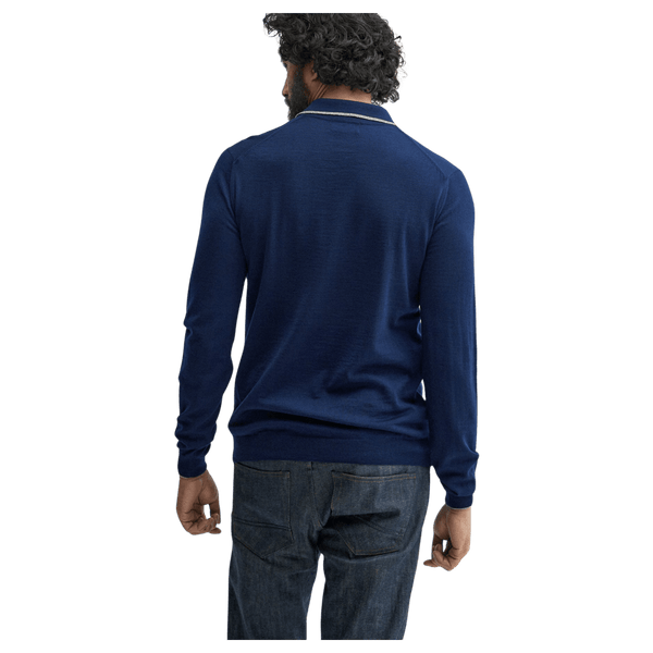 Oliver Sweeney Sulby Merino Knitted Polo Shirt