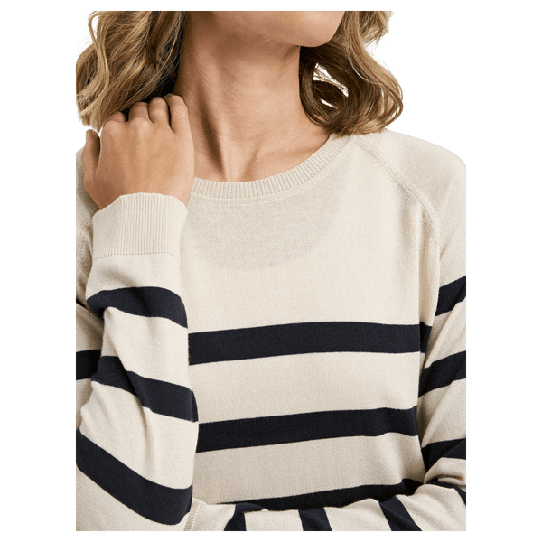 Smith & Soul Fine Knit Striped Raglan Pullover