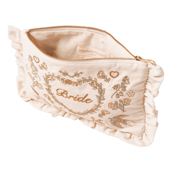 Elizabeth Scarlett Earth Goddess Bride Frill Velvet Pouch