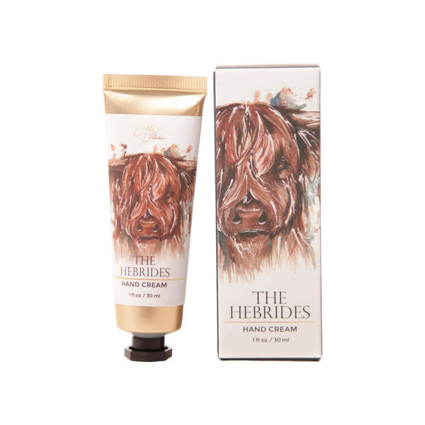 Meg Hawkins The Hebrides' Highland Cow Design Hand Cream