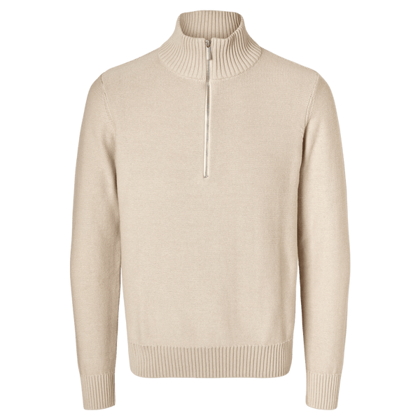 Selected Axel Long Sleeve Half Zip Knitted Pullover