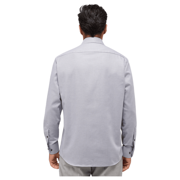 Eterna Long Sleeve Print Formal Shirt