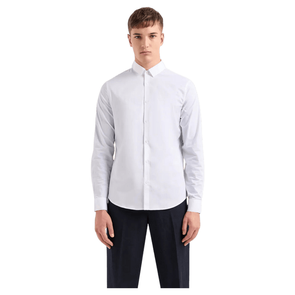 Armani Exchange Long Sleeve Poplin Shirt