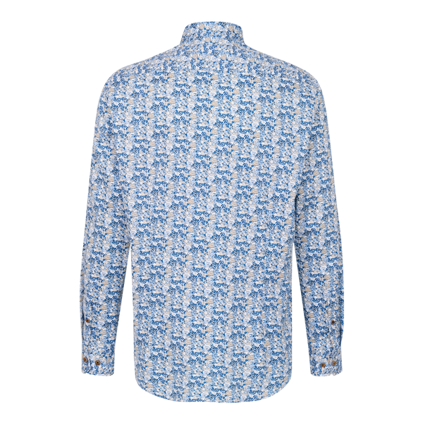 Bugatti Long Sleeve Patterned Shirt