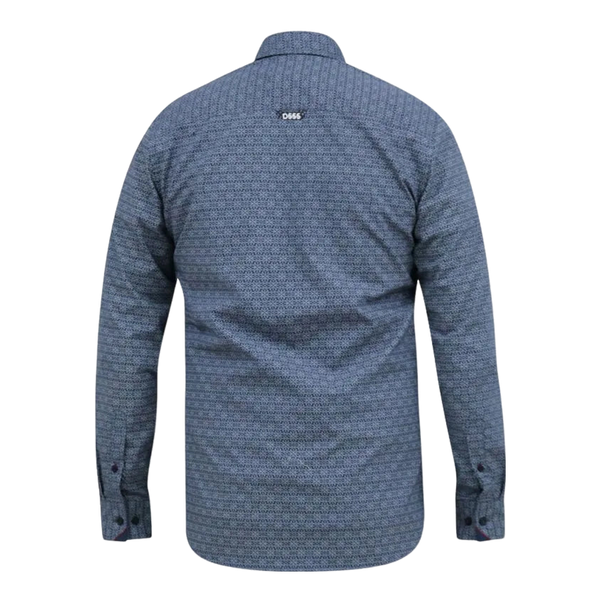 Duke Mangala Geometric AOP Button Down Long Sleeve Shirt