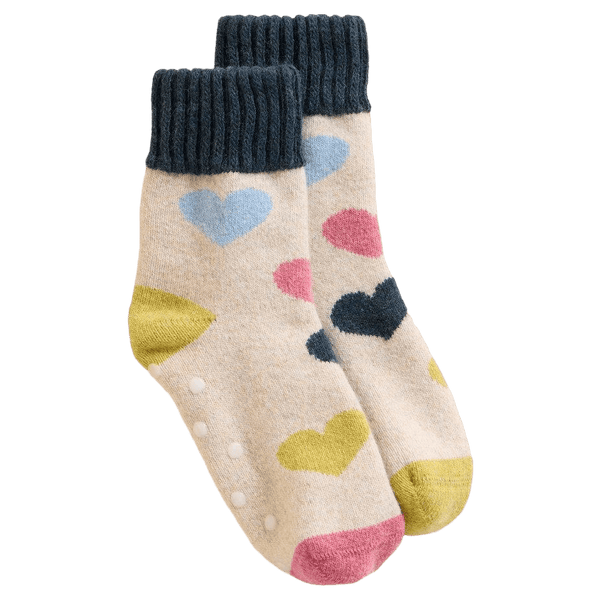 White Stuff Multi Heart Loopback Socks