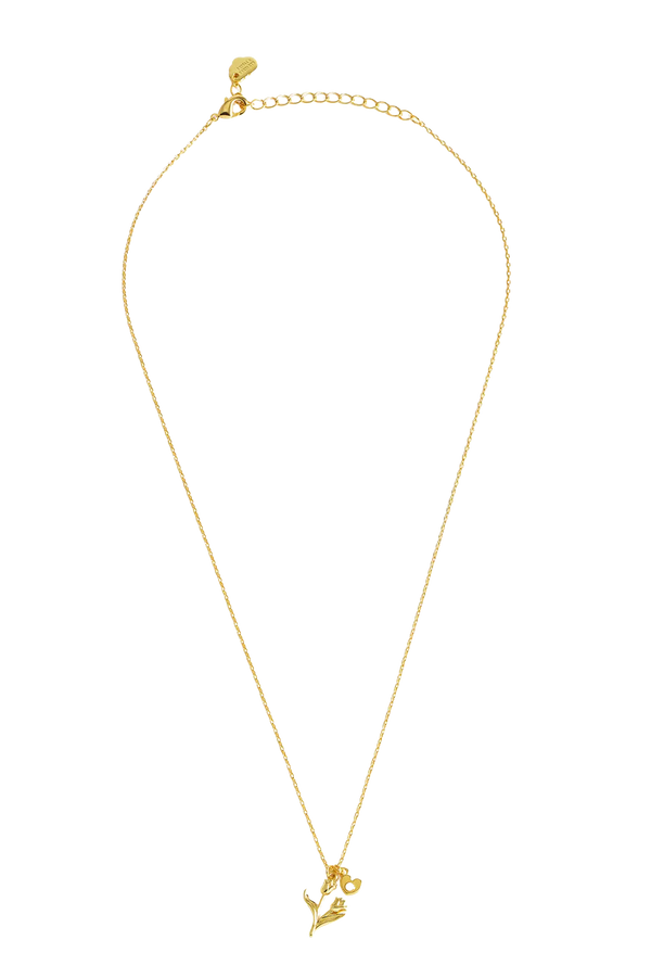 Estella Bartlett Tulip And Heart Necklace