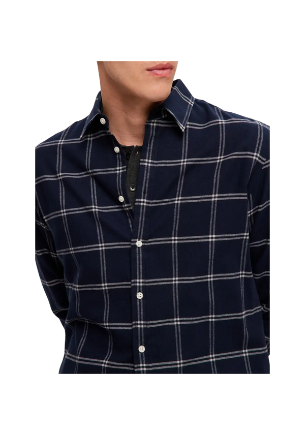 Selected Owen Flannel Long Sleeve Shirt