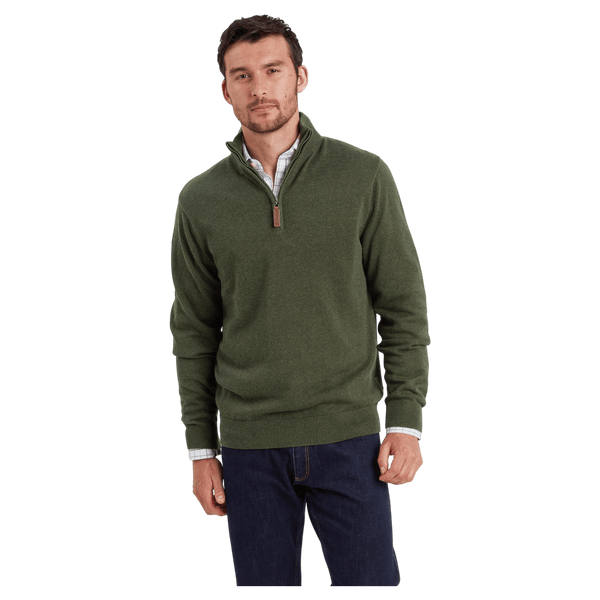 Schoffel Lewis Lambswool 1/4 Zip Jumper