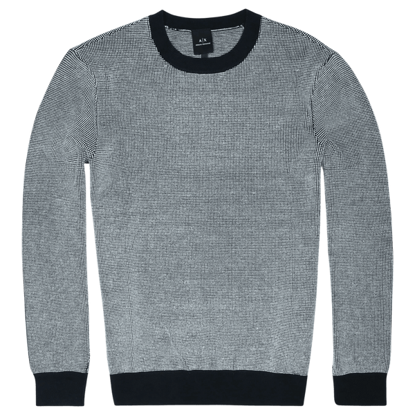 Armani Exchange Textured Knit Jumper for Men