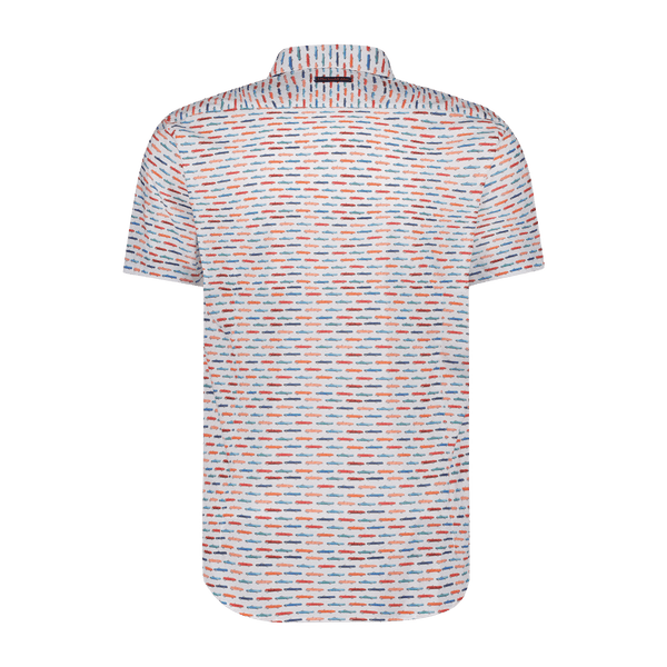 A Fish Named Fred Short Sleeve Cadillac Print Shirt