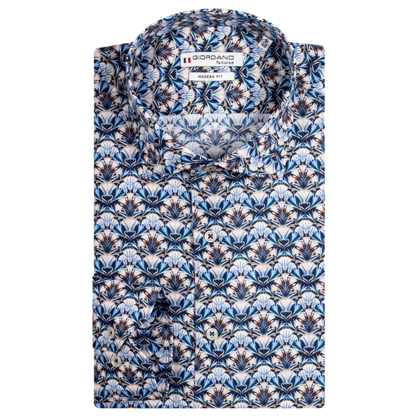 Giordano Wild Flower Print Shirt Made With Liberty Fabric