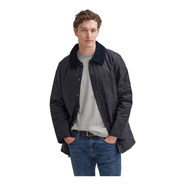 Barbour Liddesdale Quilted Jacket in Navy