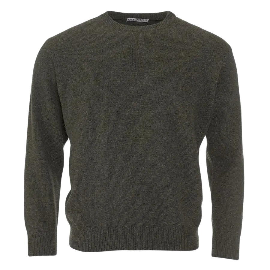 Golding Lambswool Crew Neck Sweater In Forest | Coes