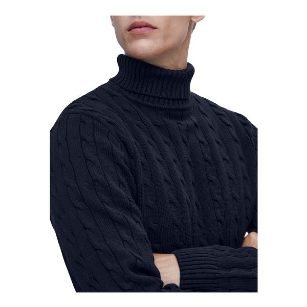 Selected Ryan Structured Roll Neck