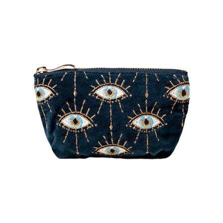 Elizabeth Scarlett Mystical Eye Velvet Coin Purse