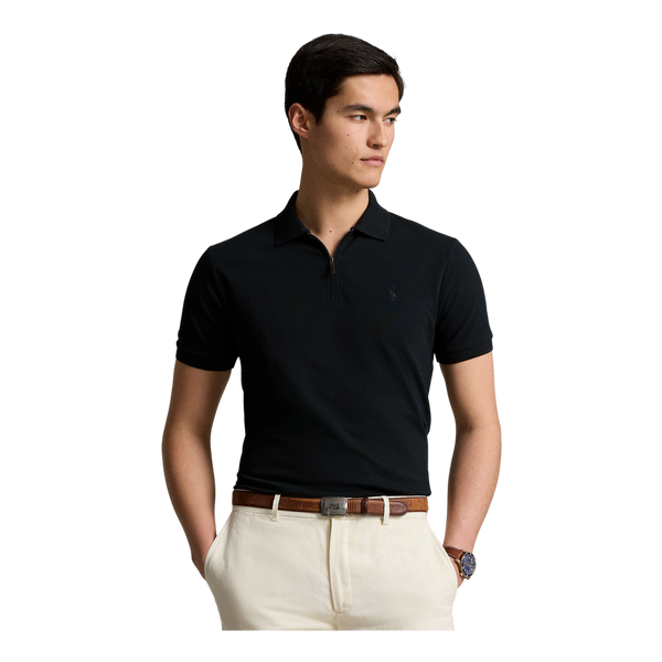 Polo Ralph Lauren Short Sleeve Zip Polo Shirt for Men