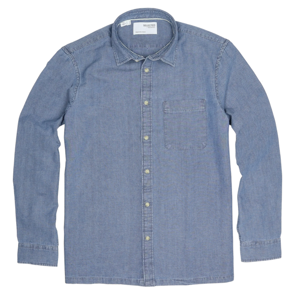 Selected Relax Will Long Sleeve Denim Shirt