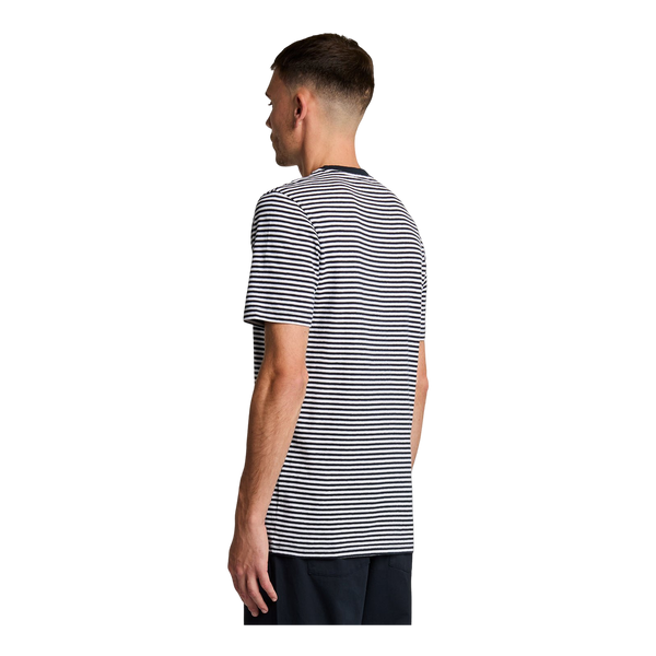 Lyle & Scott Linen Blend Breton Stripe T-Shirt