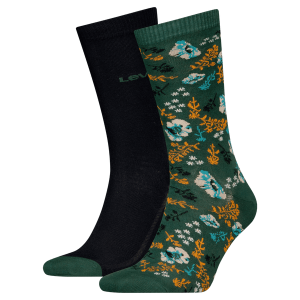 Levi's Regular Cut Flower Socks 2 Pack