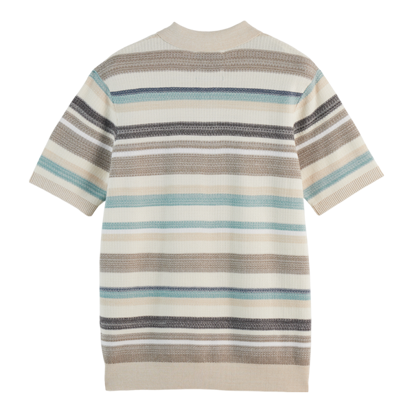 Scotch & Soda Structured Knitted Polo for Men