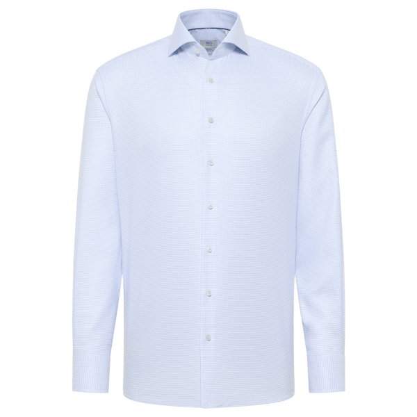 Eterna Houndstooth Formal Long Sleeve Shirt