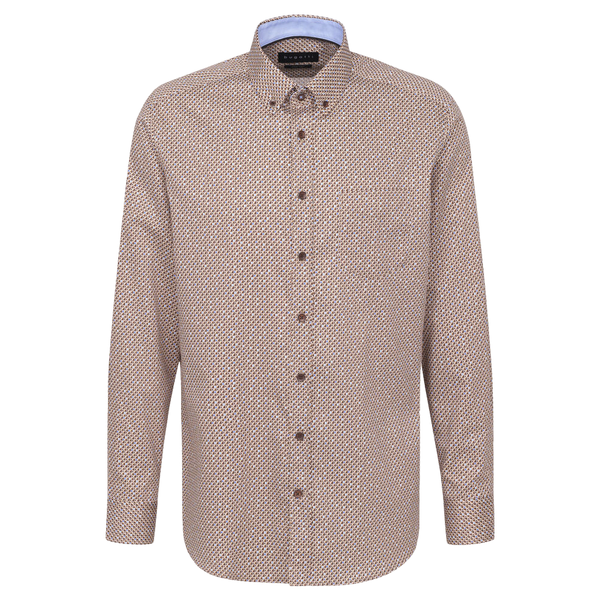 Bugatti Neat Print Long Sleeve Shirt for Men