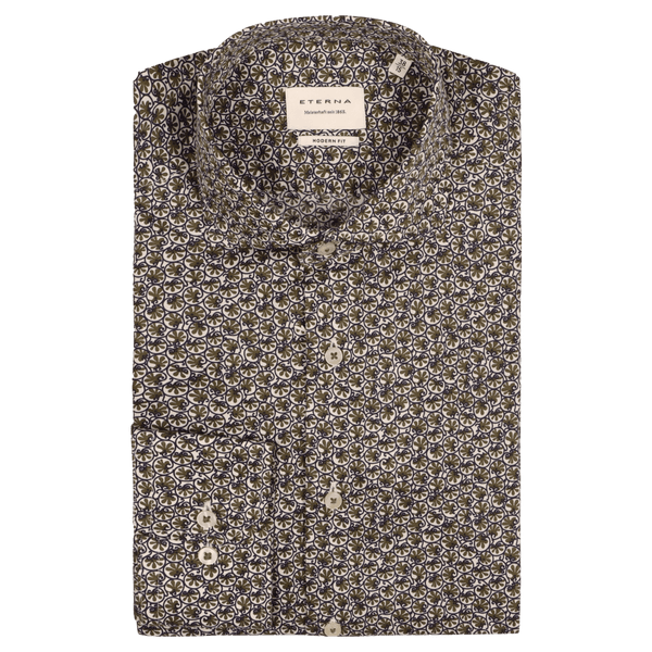 Eterna Formal Shirt With Trim