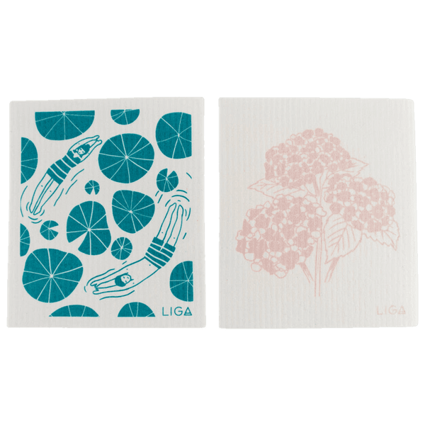 Liga Eco Pack of Two Dishcloths