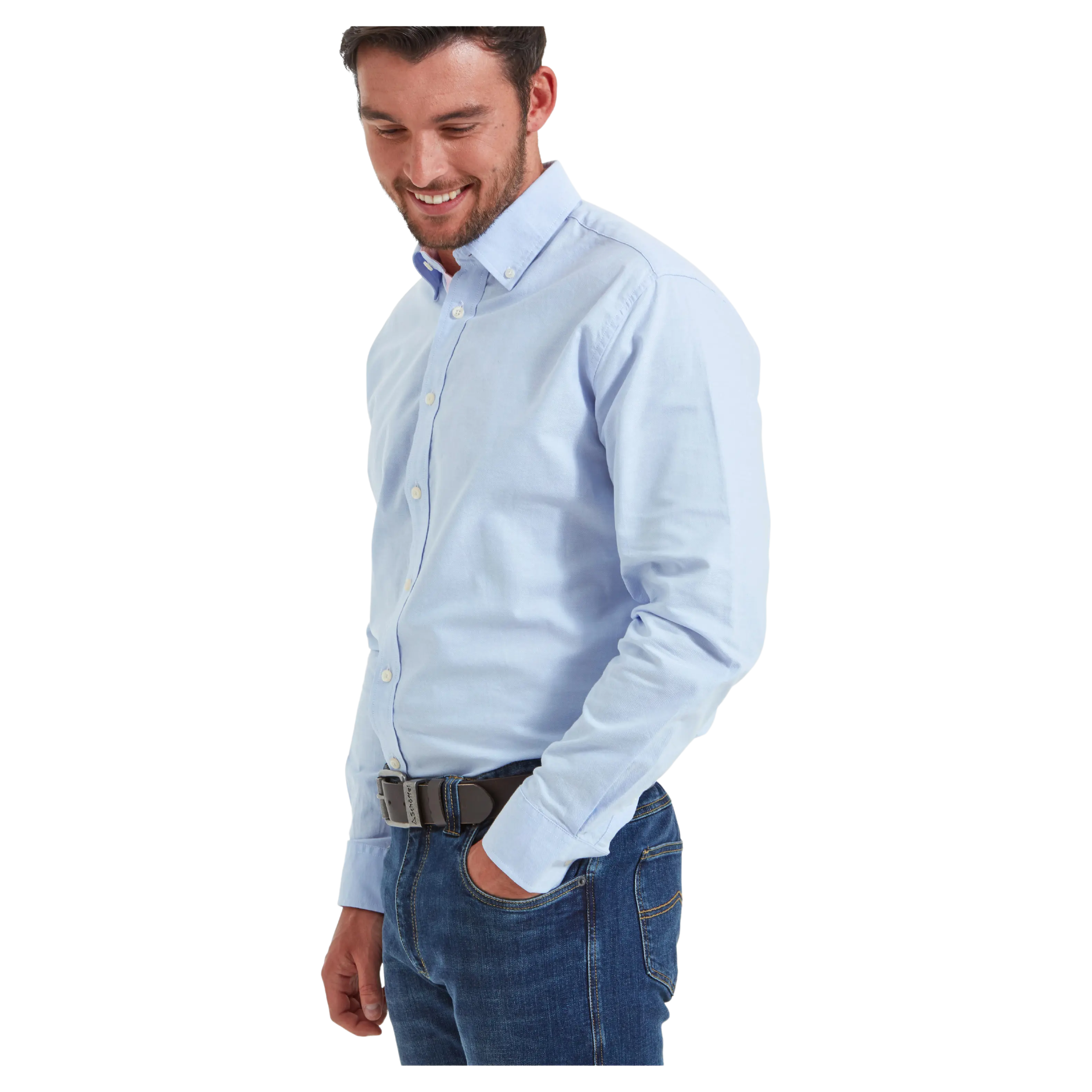 Schöffel Holt Soft Oxford Long Sleeve Tailored Shirt For Men | Coes