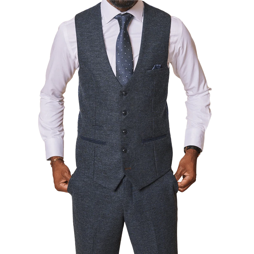 Marc Darcy Marlow Tweed Waistcoat | Coes