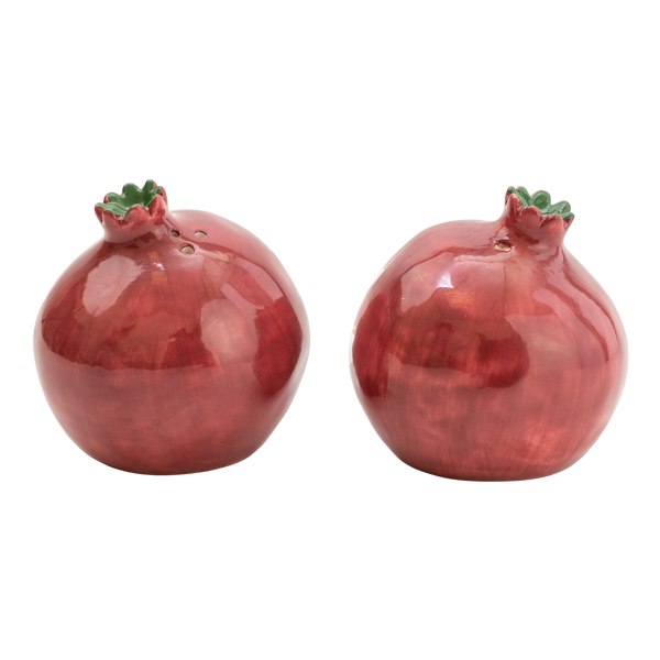 Candlelight Persian Pomegranate Salt & Pepper Pots