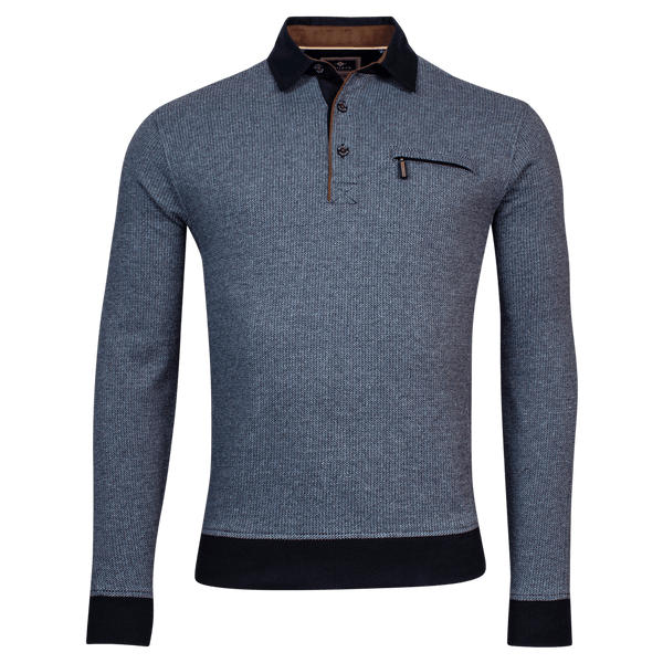 Baileys 2 Tone Jacquard Top for Men