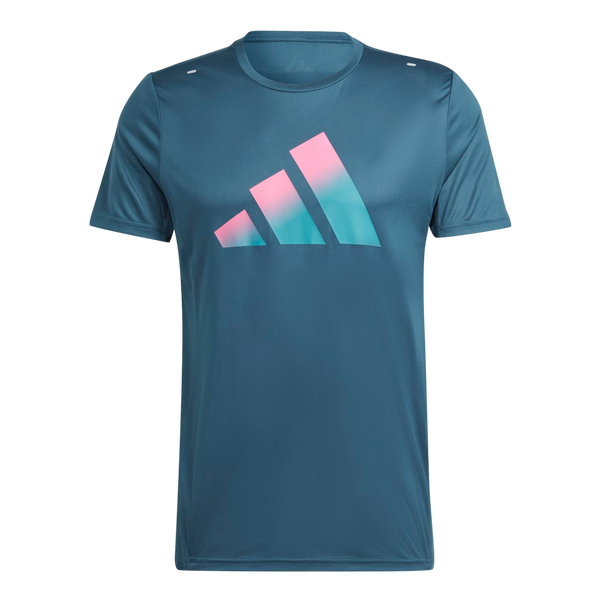 Adidas Run Icon 3 Bar T-Shirt