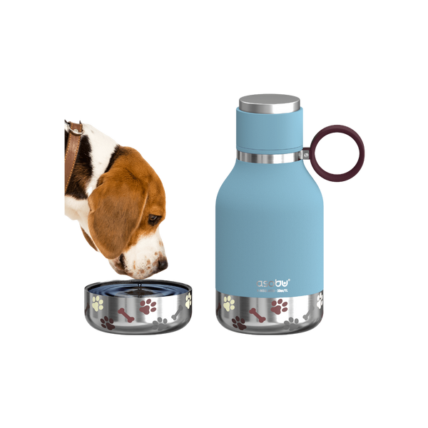 Asobu Stainless Steel Bottle With Dog Bowl