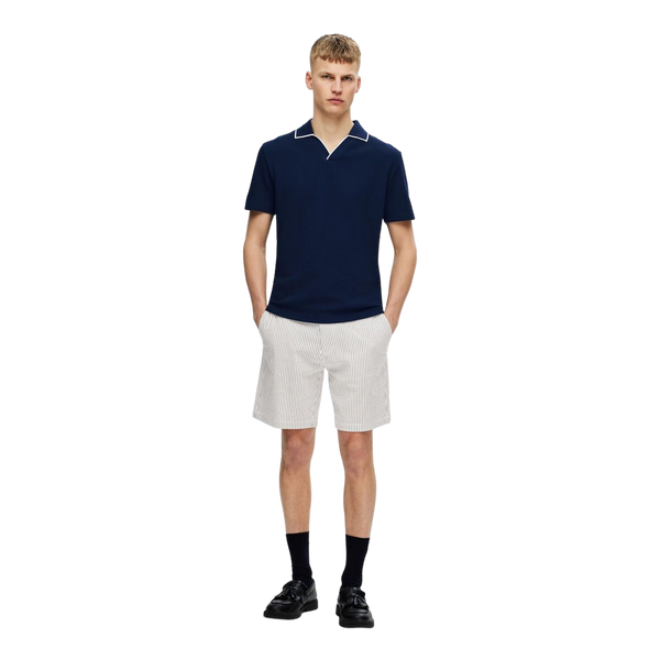 Selected Regular Karl Seersucker Shorts for Men