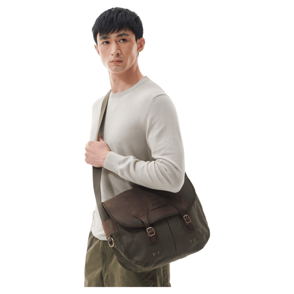 Barbour Wax Leather Tarras Bag