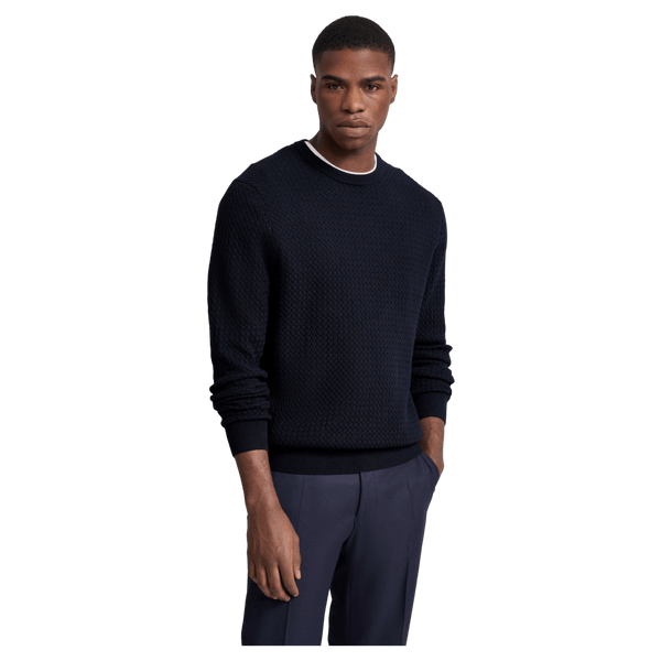 Bugatti Crew Neck Weave Jumper