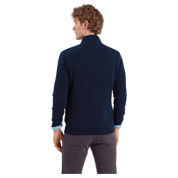 Schoffel Calton Cotton Cashmere Quarter Zip Jumper