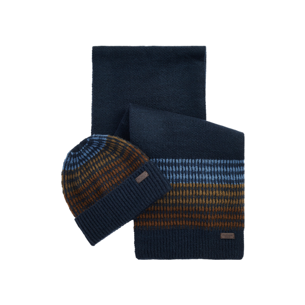 Barbour Branton Beanie & Scarf Gift Set