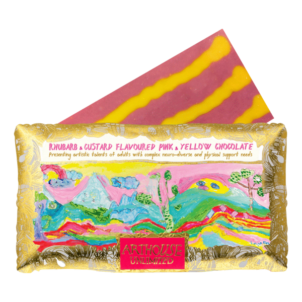 Arthouse Unlimited Peace, Rhubarb & Custard Colombian Chocolate