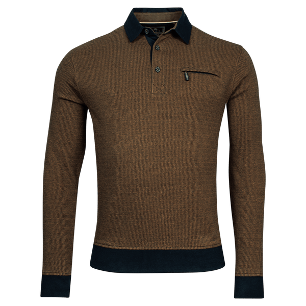 Baileys 2 Tone Jacquard Top for Men