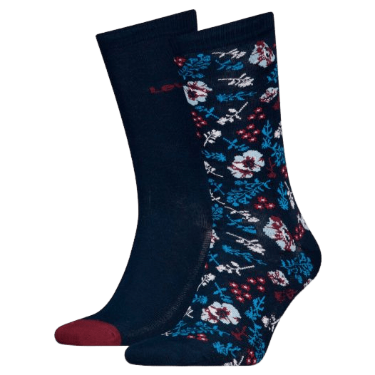 Levi's Regular Cut Flower Socks 2 Pack